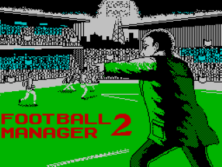 Football Manager 2 title screen for ZX Spectrum